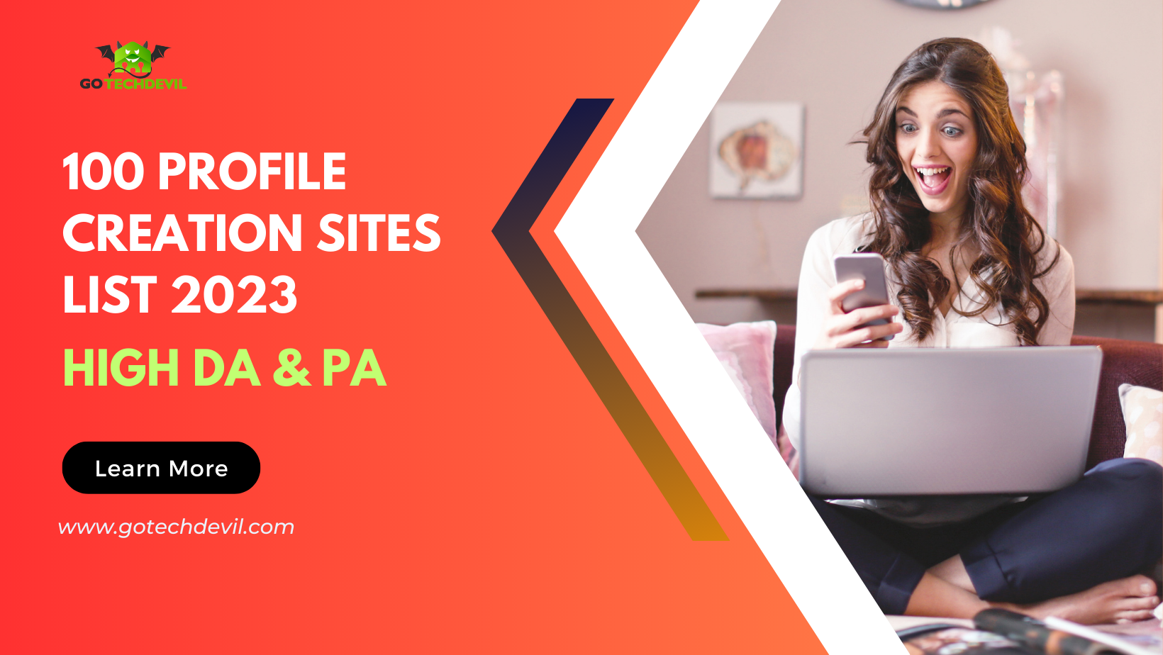 100 Profile Creation Sites List 2023 - High DA & PA